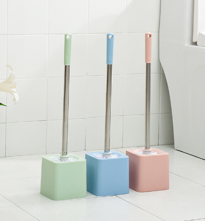 Stainless Steel Handle Toilet Brush Set